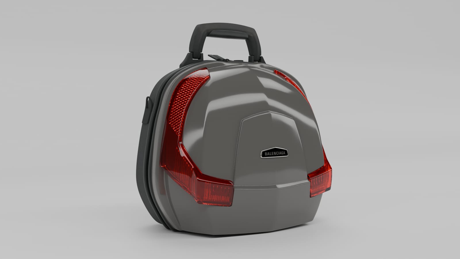 Top Case vanity, 3D scan of an archive piece of luggage