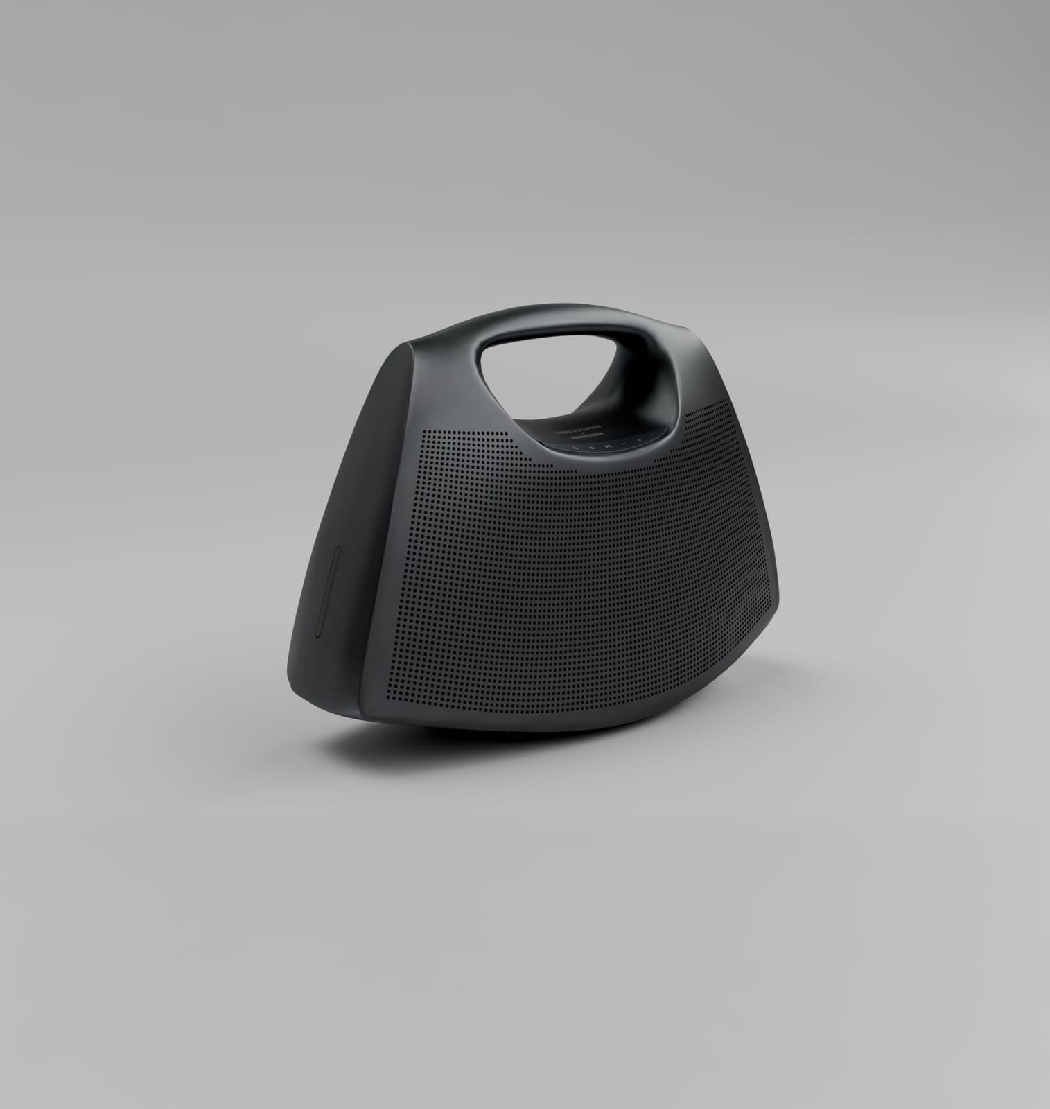 Speaker bag with handle, 3D scan of an archive piece